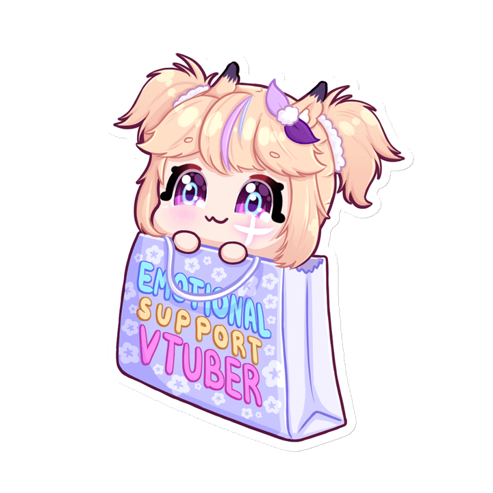 Emotional Support VTuber Magnet product image (2)