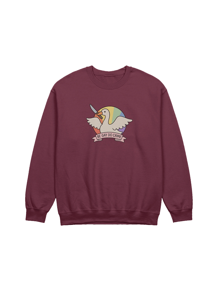 Be Gay Do Crime Crewneck Sweatshirt product image (5)