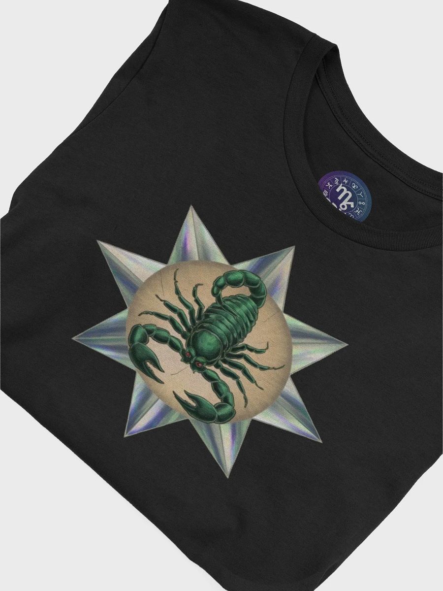 Unisex Scorpio Zodiac T-Shirt - Holographic Scorpion Design product image (7)