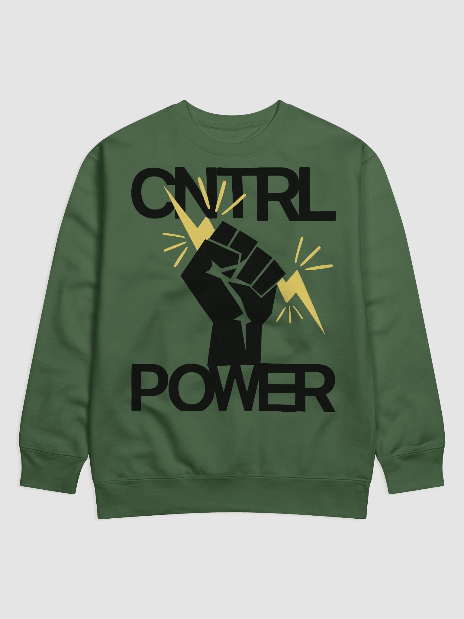 CNTRL (BLK) POWER Crewneck product image (4)