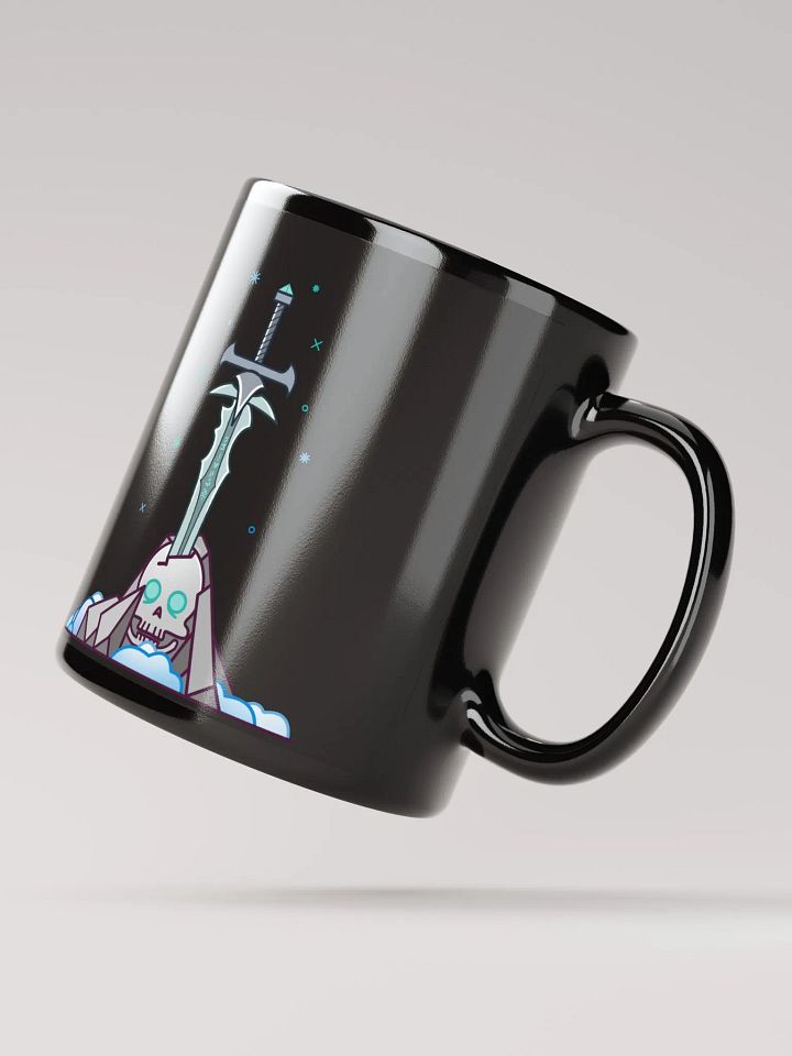 Sword in the Skull - Lich Variation - Black Glossy Mug product image (2)