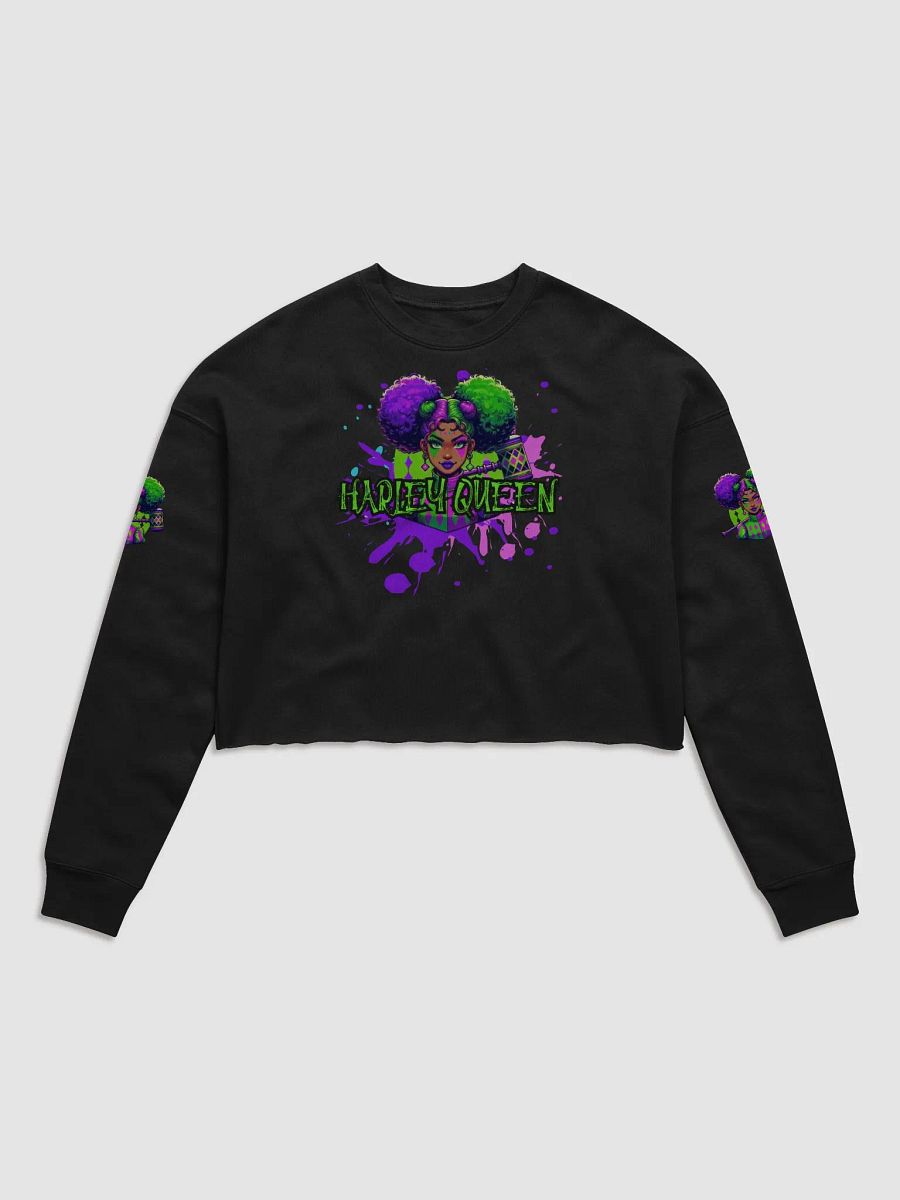 Harley Queen Logo Crop Fleece Sweatshirt product image (1)