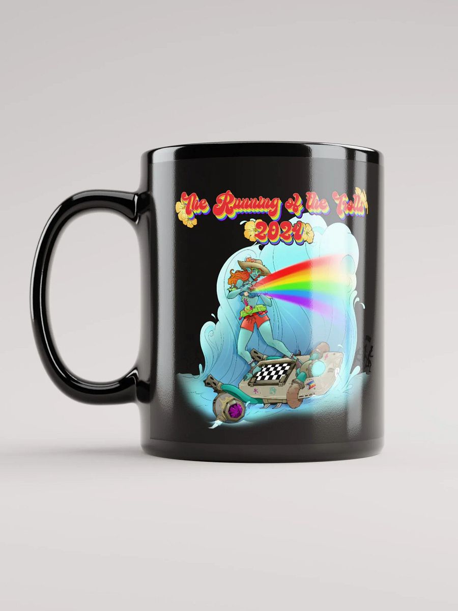 Running of the Trolls Black Mug by Mischi product image (6)
