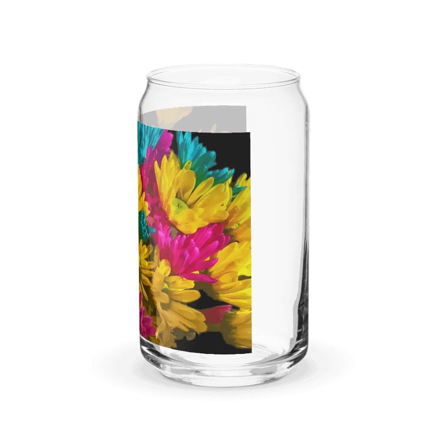 Bright Daisy Bouquet Can Shaped Glass product image (39)