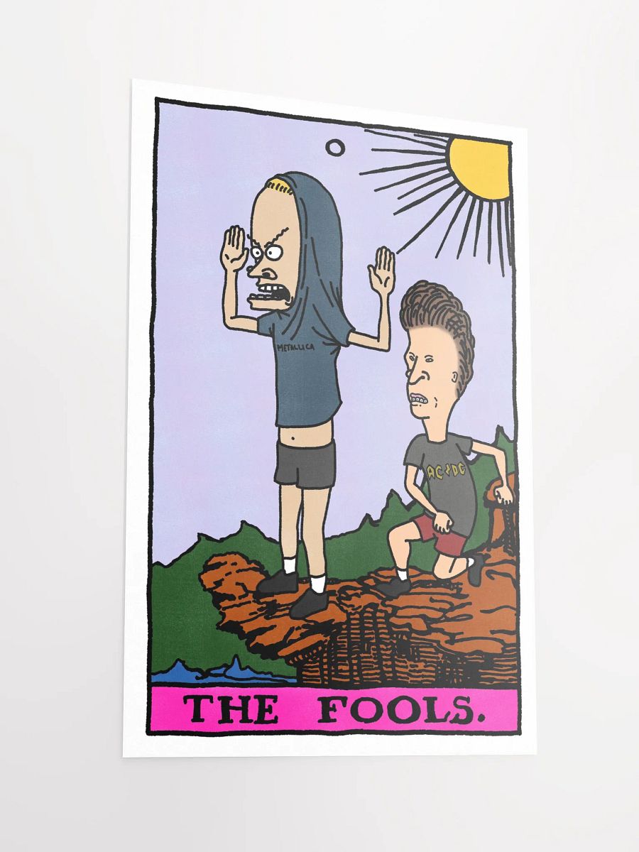 Cornholio Beavis and Butthead Fool Tarot Card Print product image (2)