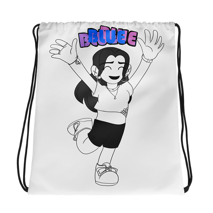 Show Some F**king Pride! Blue Drawstring Bag product image (1)