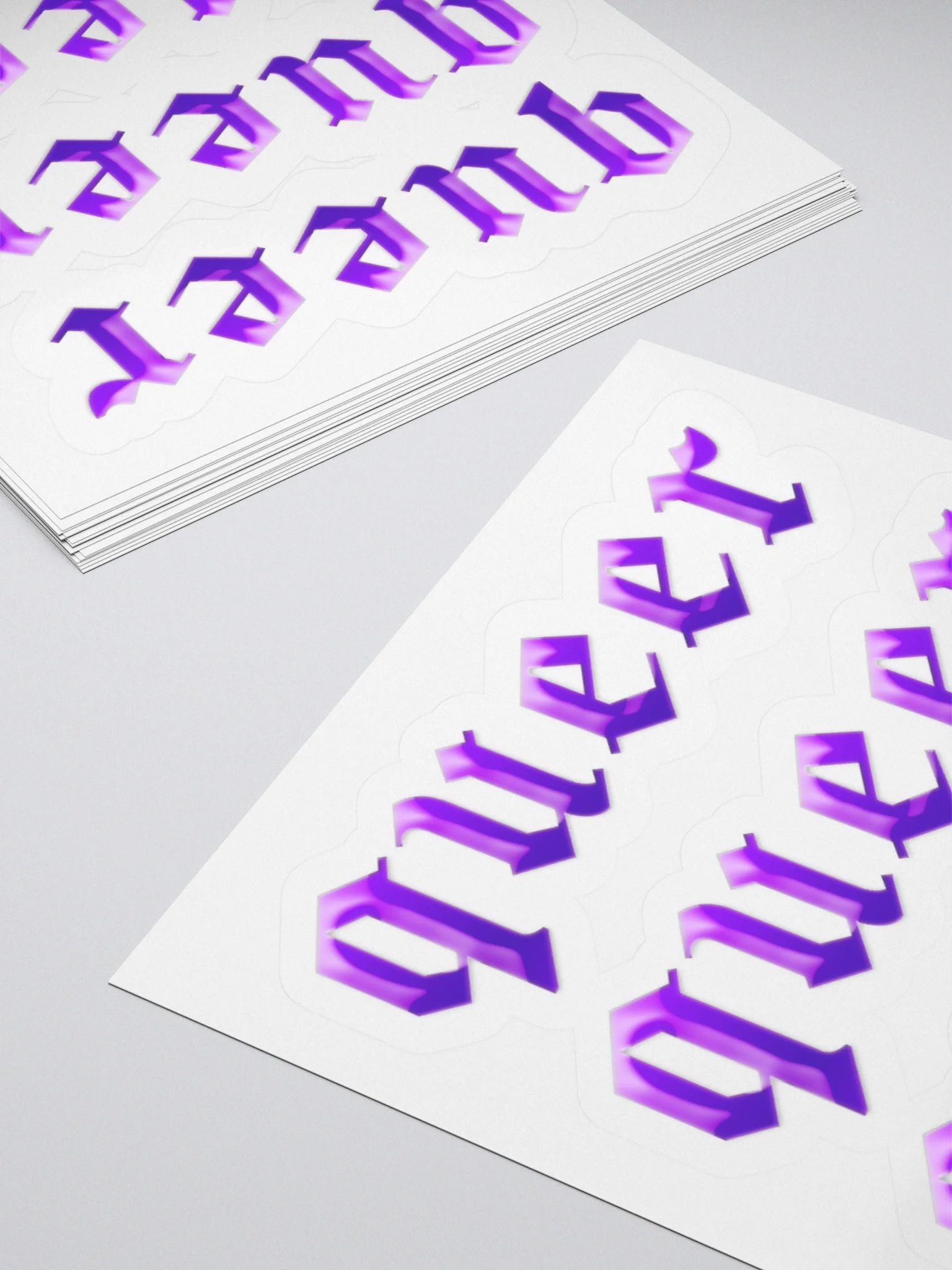 Gothic Queer Kiss Cut Stickers product image (12)