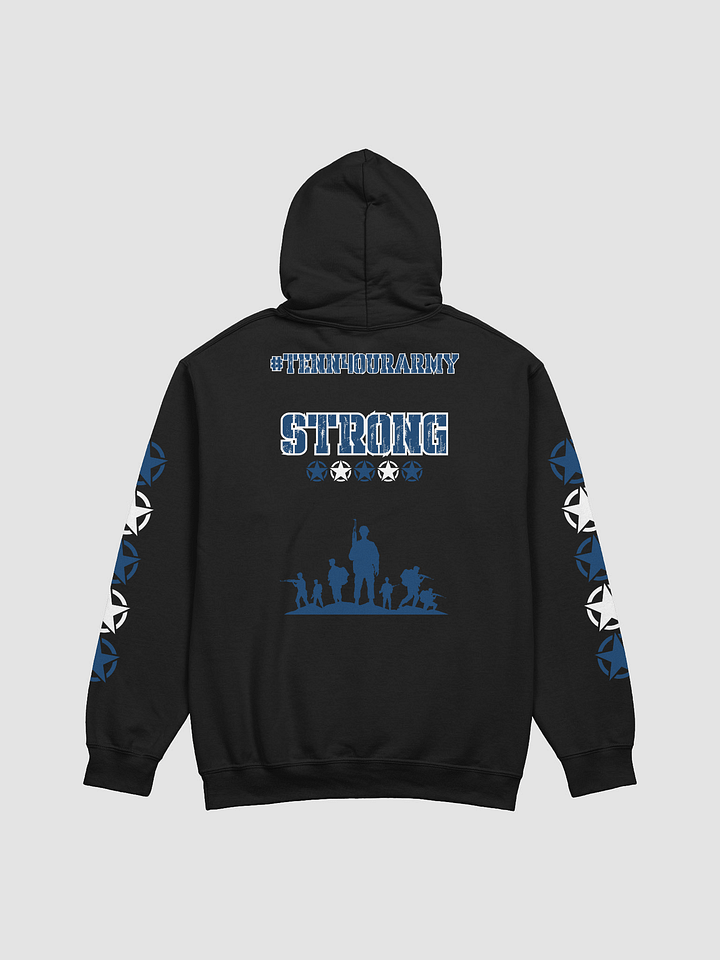 #TeNN4OURARMY Hoodie -Navy & White product image (2)