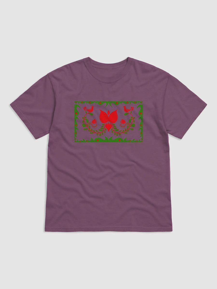 Made In Hungary Nature-Inspired Red Motif T-Shirt product image (1)