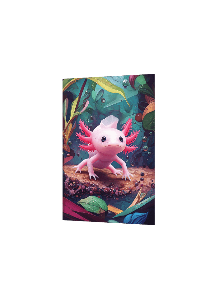 Axolotl the Underwater Dreamer Poster product image (10)