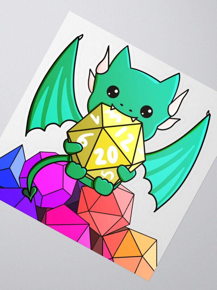 Dice Dragon Sticker product image (5)