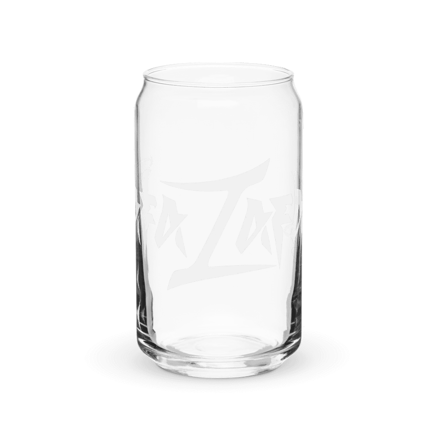 RafaZafar Logotext Can Glass (white) product image (1)