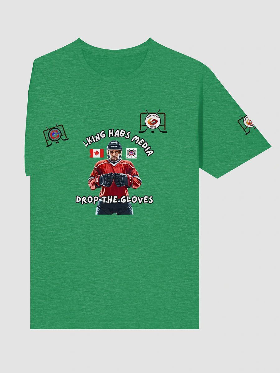 Talking Habs "Drop the Gloves" White Design T-Shirt product image (5)