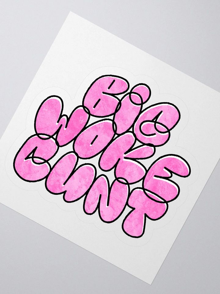 Big Woke Cunt sticker product image (6)
