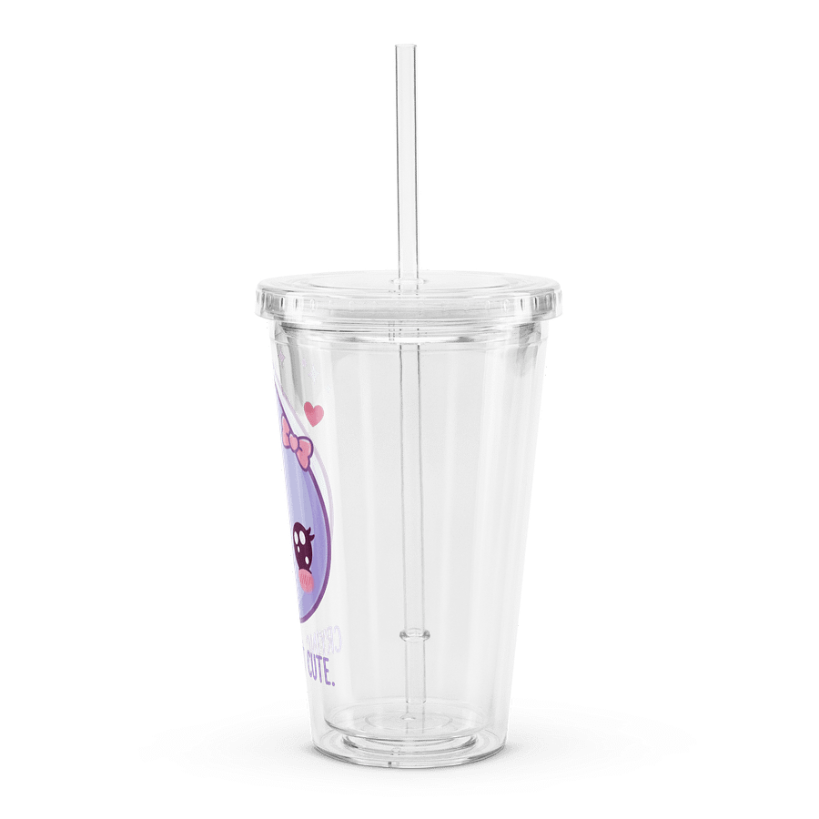 Crying, But Cute – Iced Coffee Cup with Straw product image (4)