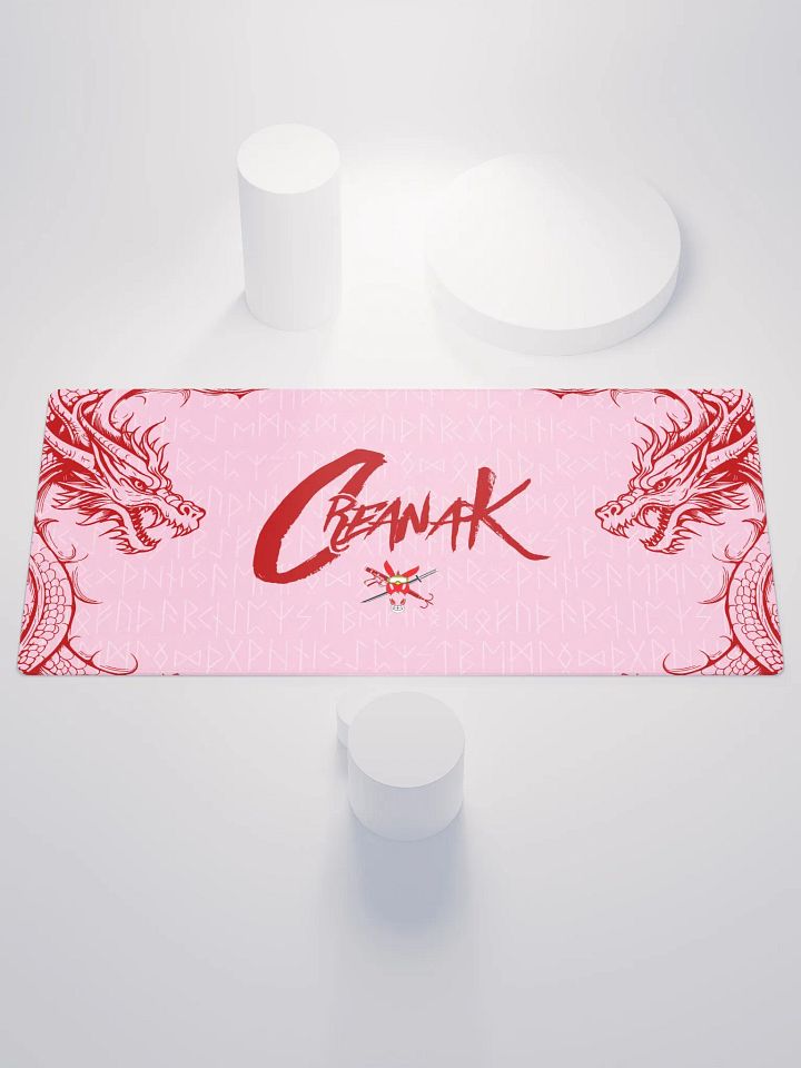 Red Dragon(Pink BG) - Polyester product image (1)