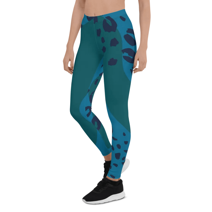 Teal Jungle All-Over Leggings product image (4)