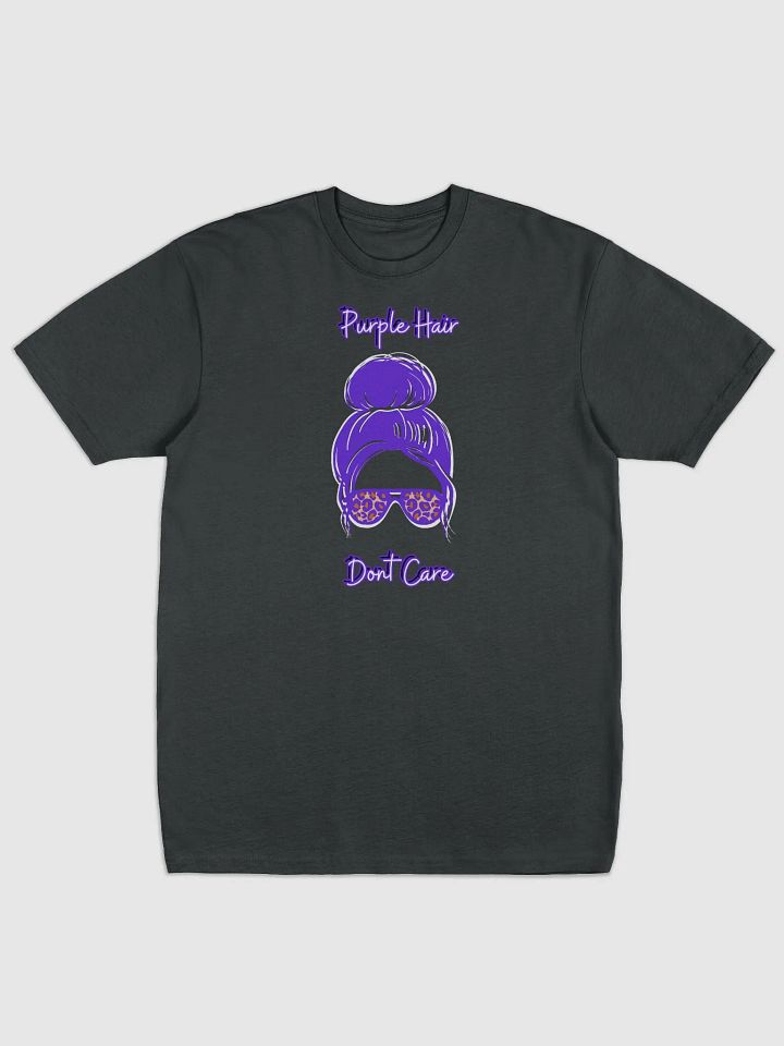 Purple Hair Don't Care Sunglasses Tee product image (1)