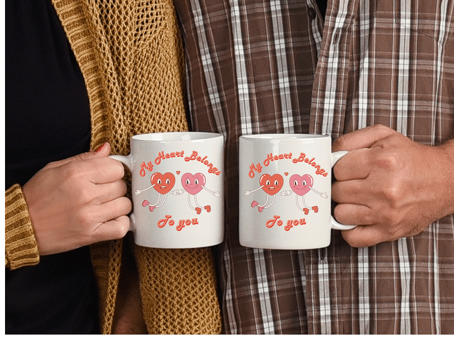 My Heart Belongs to You Valentines Mug product image (6)