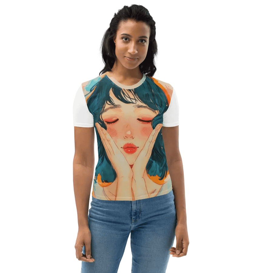 Dreamy Anime Watercolor Women's T-Shirt product image (5)