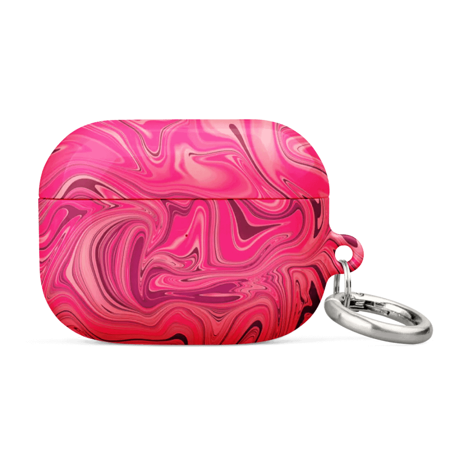 Case for AirPods® - Shades of Magenta Pink Digital Fluid Art product image (1)