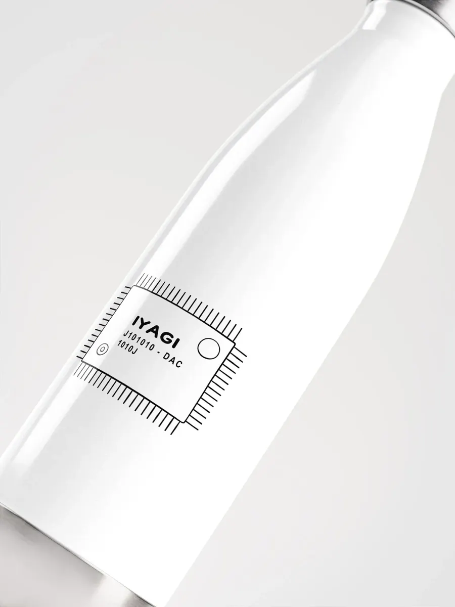 iyagi DAC Chip Stainless Water Bottle (white) product image (3)