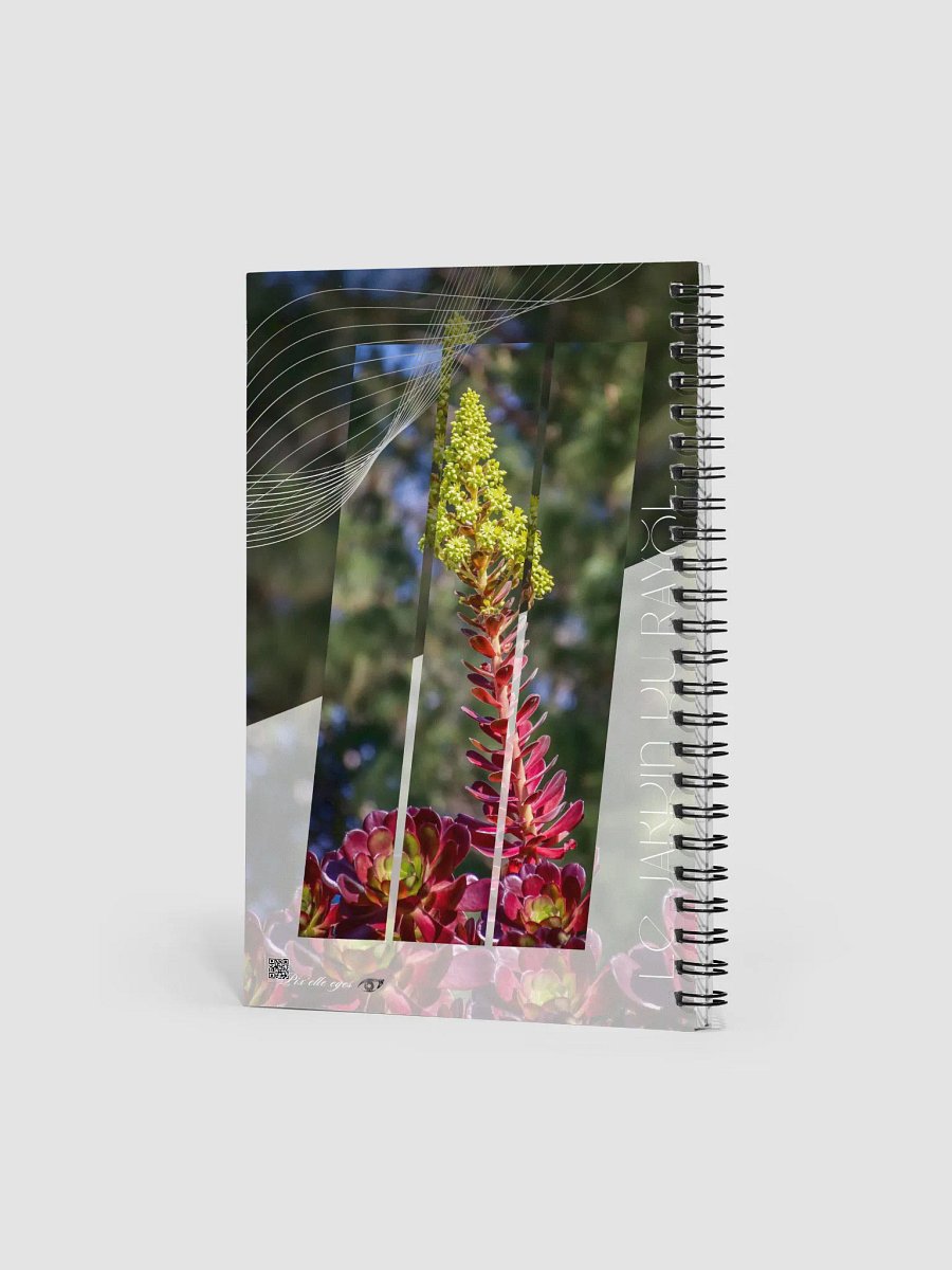 GeoGraphik Notebook – Aeonium Pourpre – A5 Format product image (2)