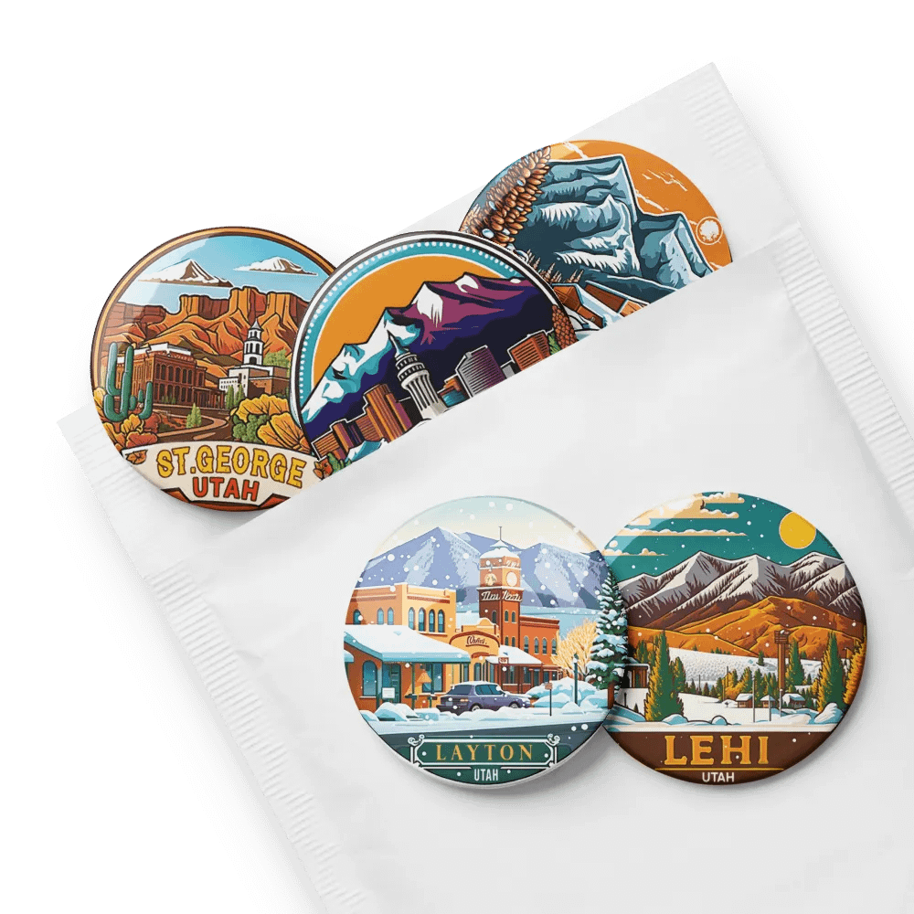 Utah Scenic Towns - Set Of 5 Pins product image (8)