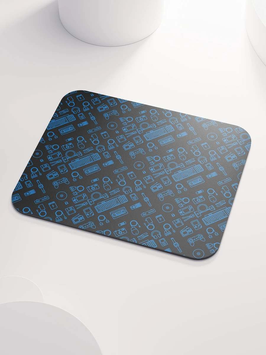 Neon Blue Devices Mouse Pad (Classic) product image (3)