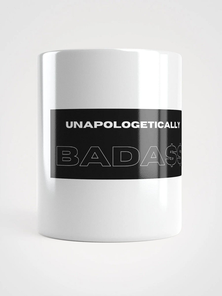 Glossy mug (white) product image (5)