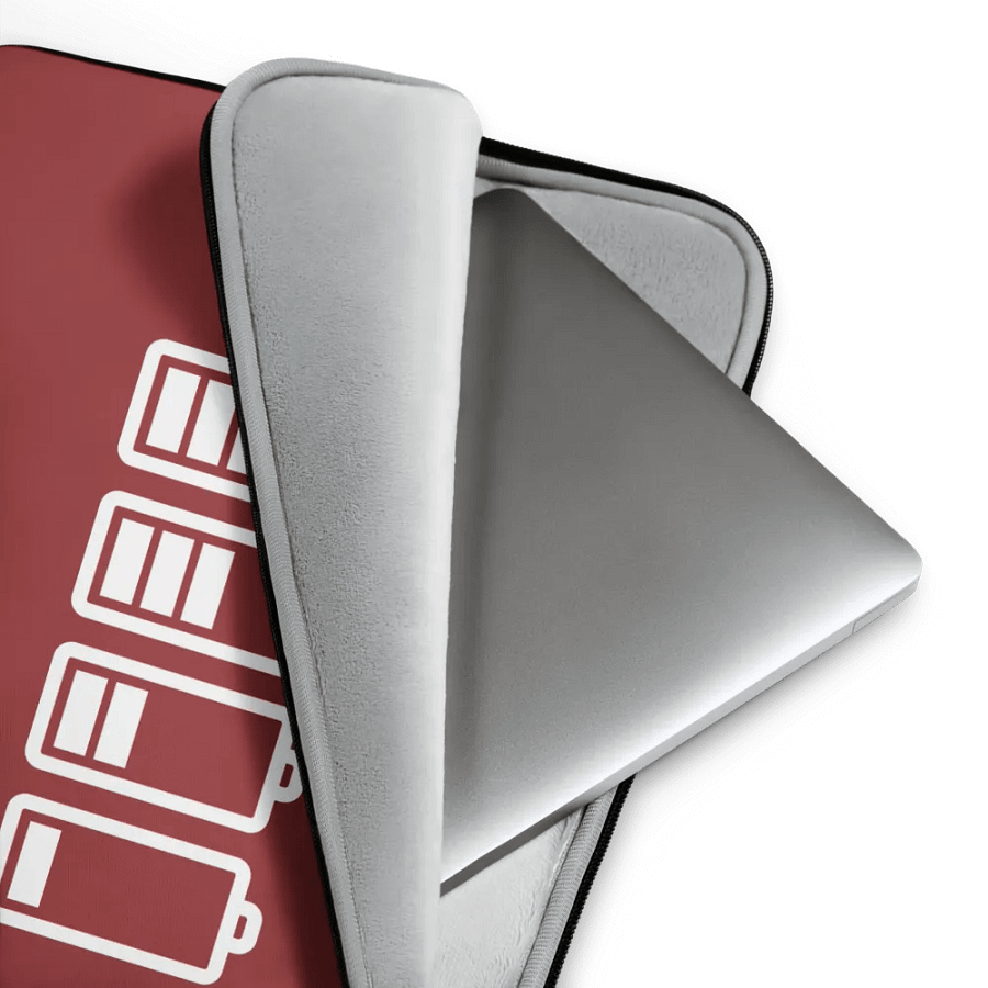 Power Up Pink Laptop Sleeve product image (3)