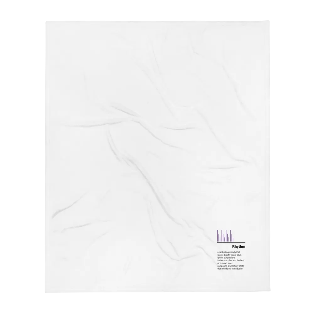 rhythm blanket - purple line product image (2)