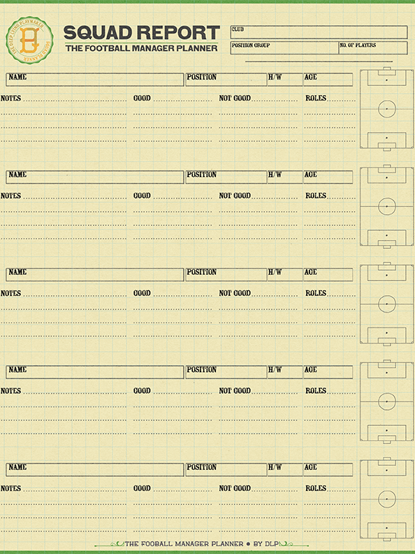 Football Manager Planner by the DLP product image (2)