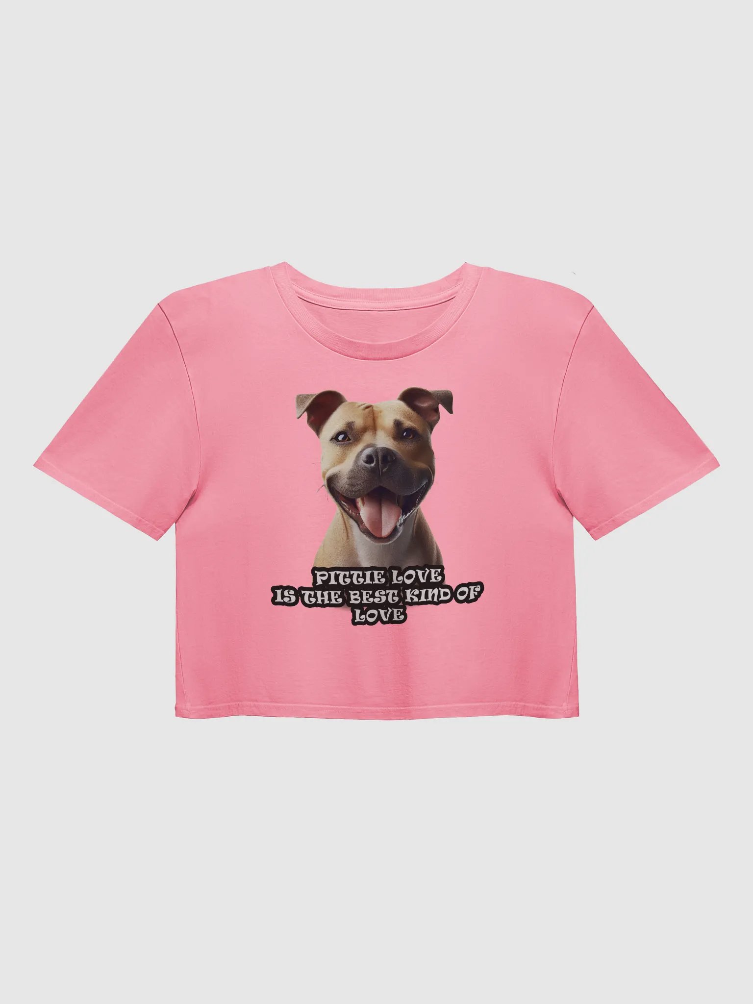Pittie Love Crop Top product image (17)