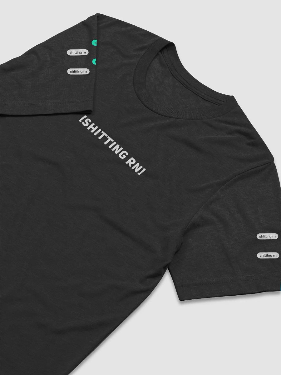 SHITTING RN T-SHIRT [BLACK] product image (3)