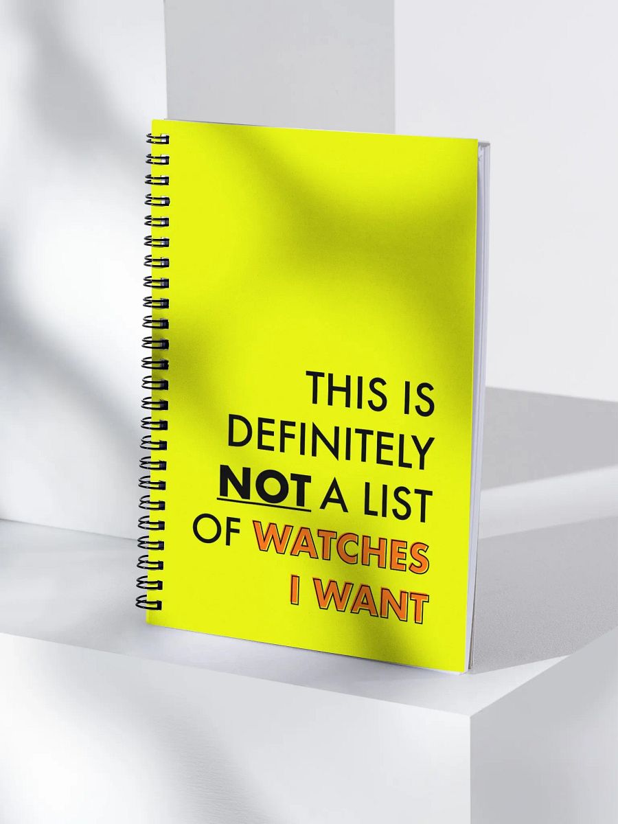 Definitely Not Watches I Want Notebook product image (4)