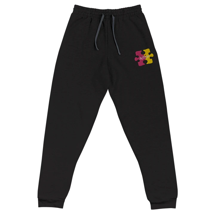 Autism Puzzel Piece Unisex Embroidered Sweatpants product image (1)