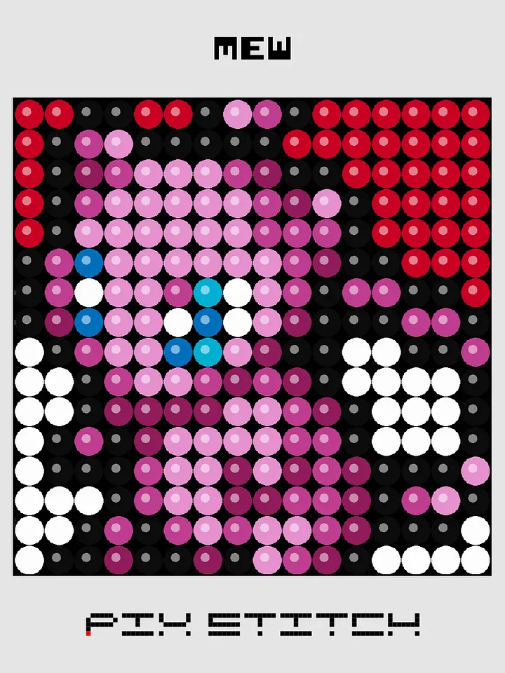Mew Pixel Art product image (1)