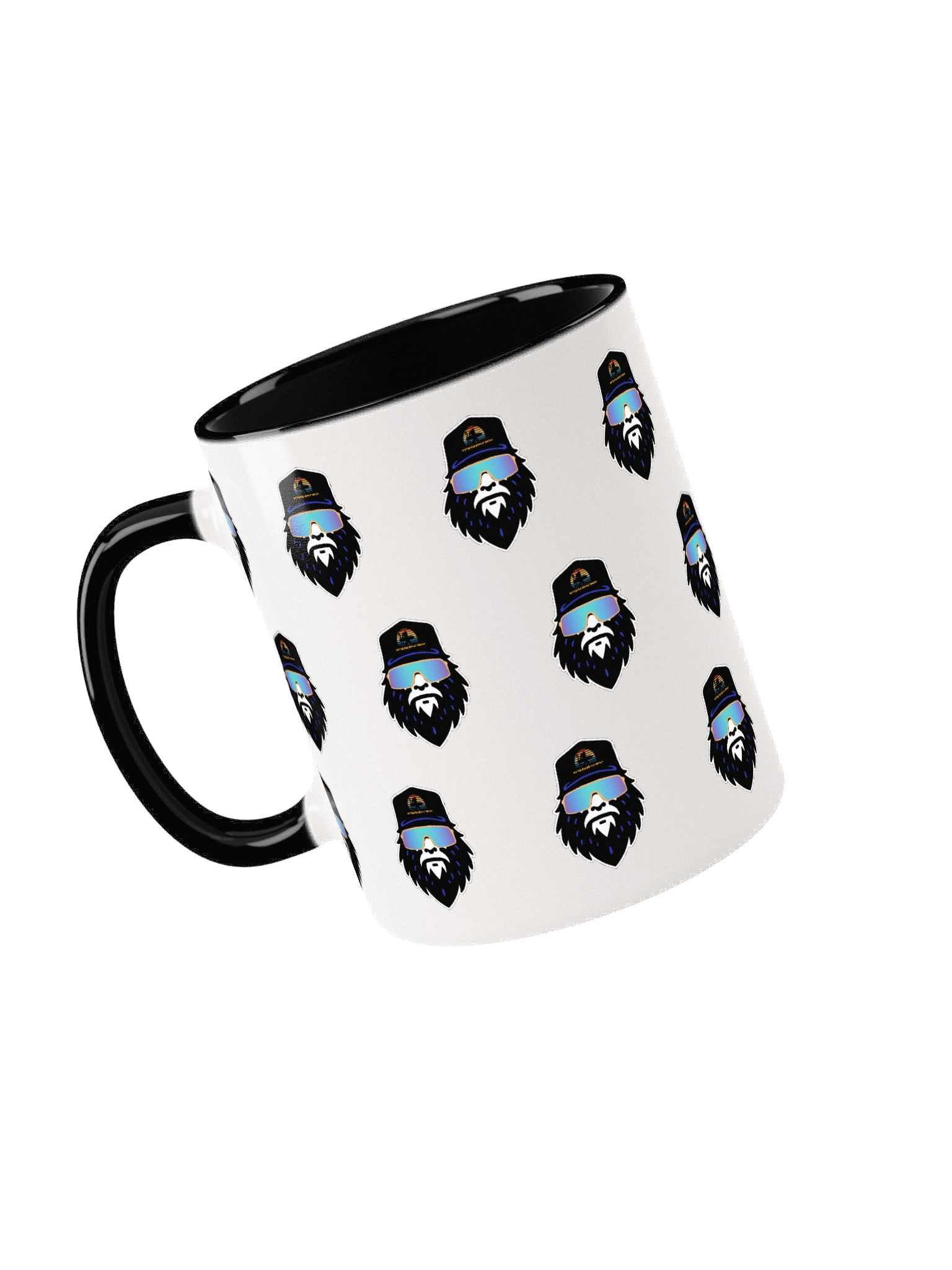 Destination Bigfoot Bronco Bigfoot Monogram Ceramic Mug with Color Inside (Multiple Colors Available) product image (29)