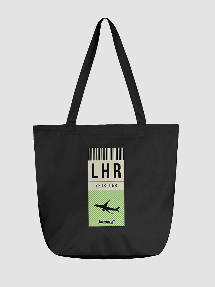 London Heathrow (LHR) Stylish Luggage Tag Tote Bag product image (1)