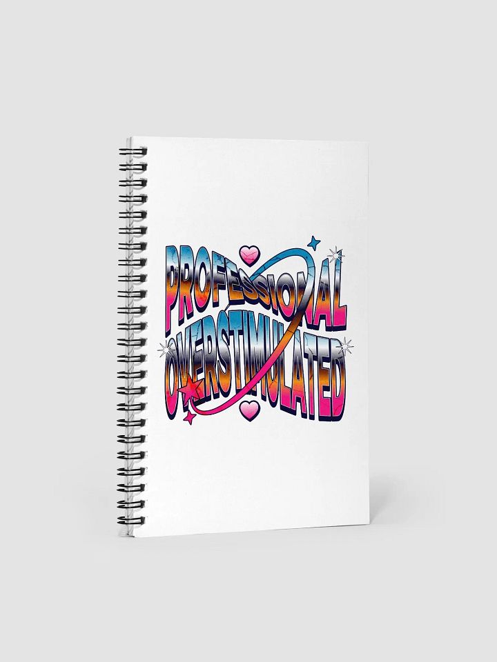 Professional Overstimulated Vibrant Spiral Notebook product image (1)