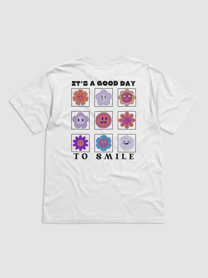 Bloom Buddies Cartoon Flower T-Shirt - White product image (1)