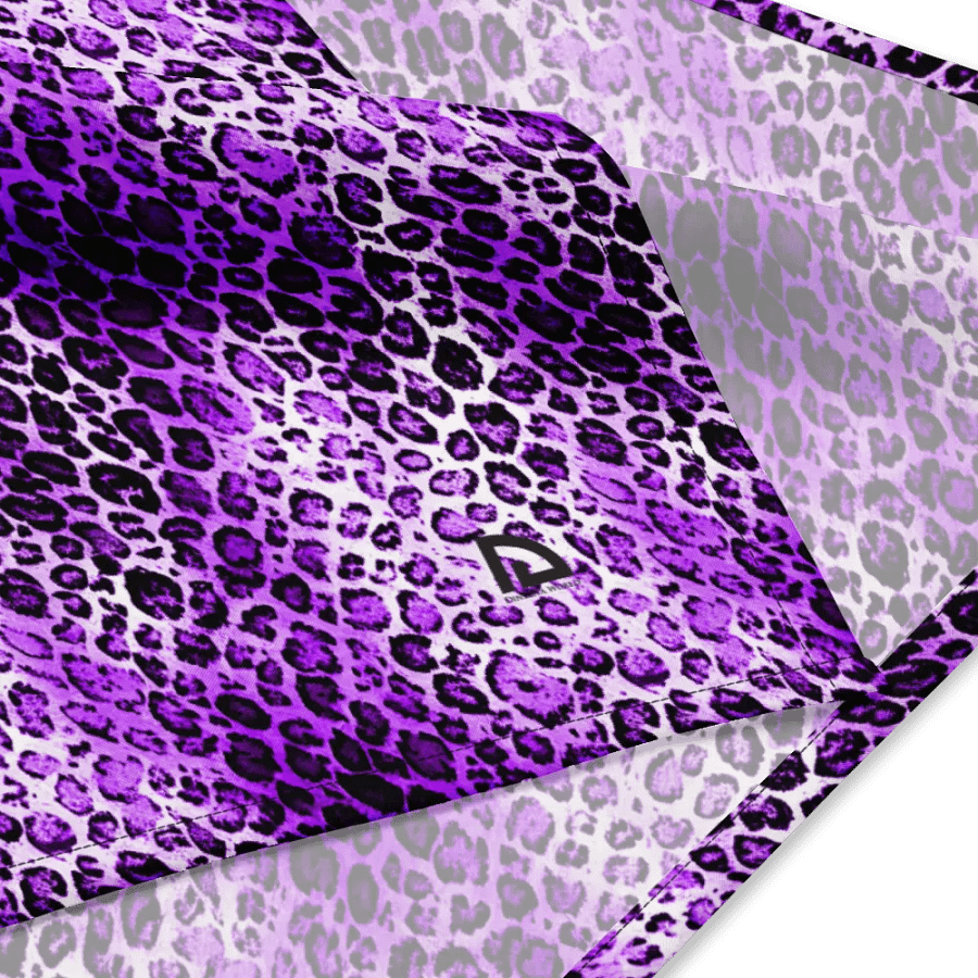 Purple Leopard Pattern Bandana product image (4)