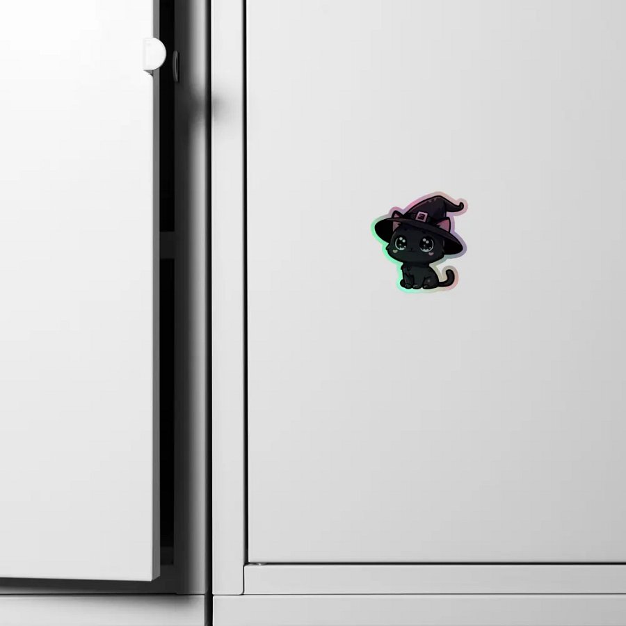 Witchy Kitten Holographic Sticker Set product image (6)