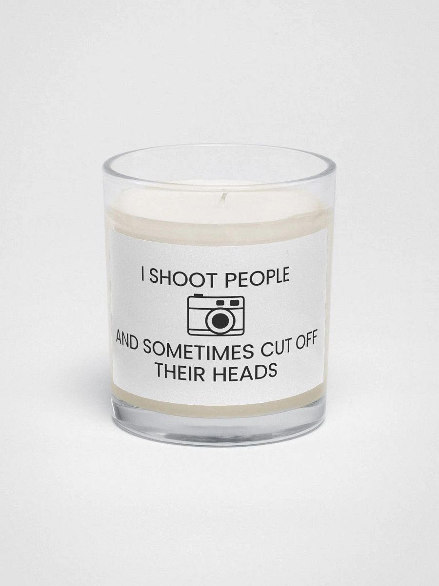 Non-Scented Candle (I Shoot People and Sometimes Cut Off Their Head) product image (1)