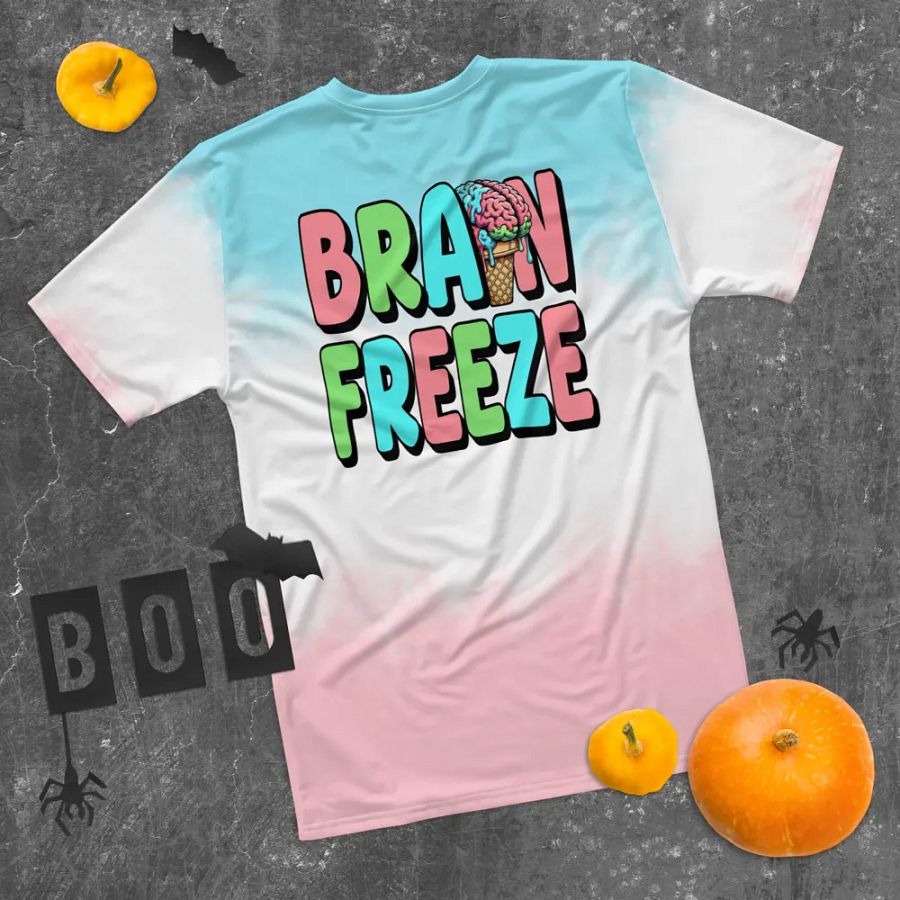 Brain Freeze Men's Crew Neck T-Shirt product image (10)