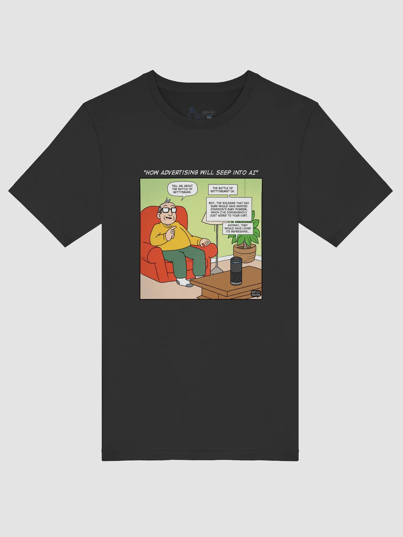 "How advertising will seep into AI" soft t-shirt product image (5)