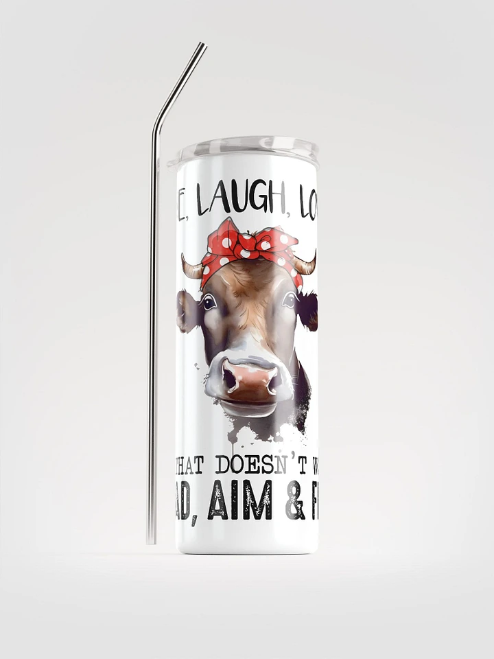 Moo-luscious Stainless Steel Tumbler product image (1)