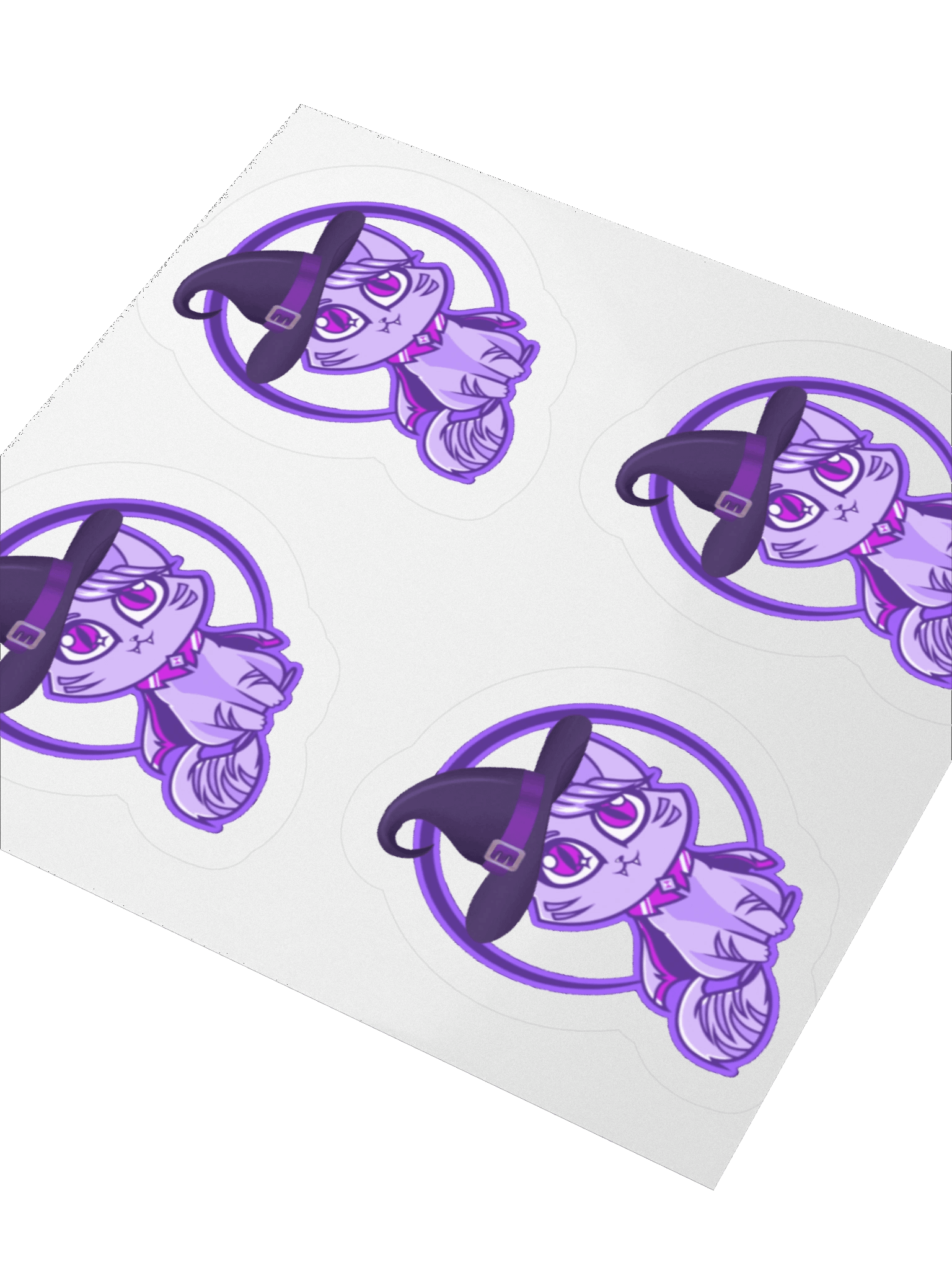 Spooky Witch Cat - Kiss Cut Stickers product image (8)