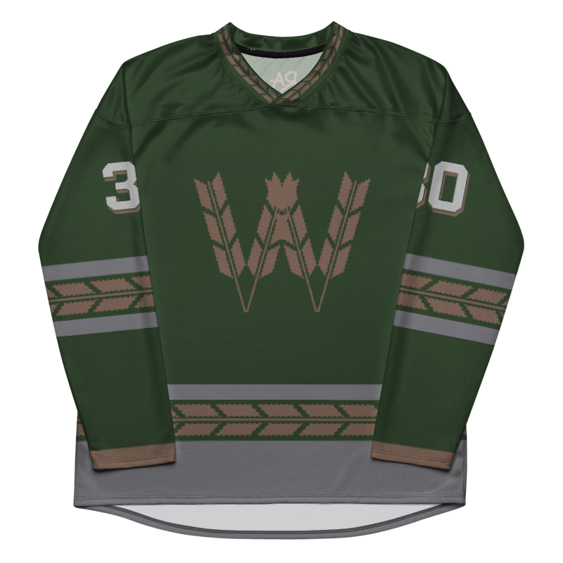 Wisconsin Barley - Green Hockey Jersey product image (1)
